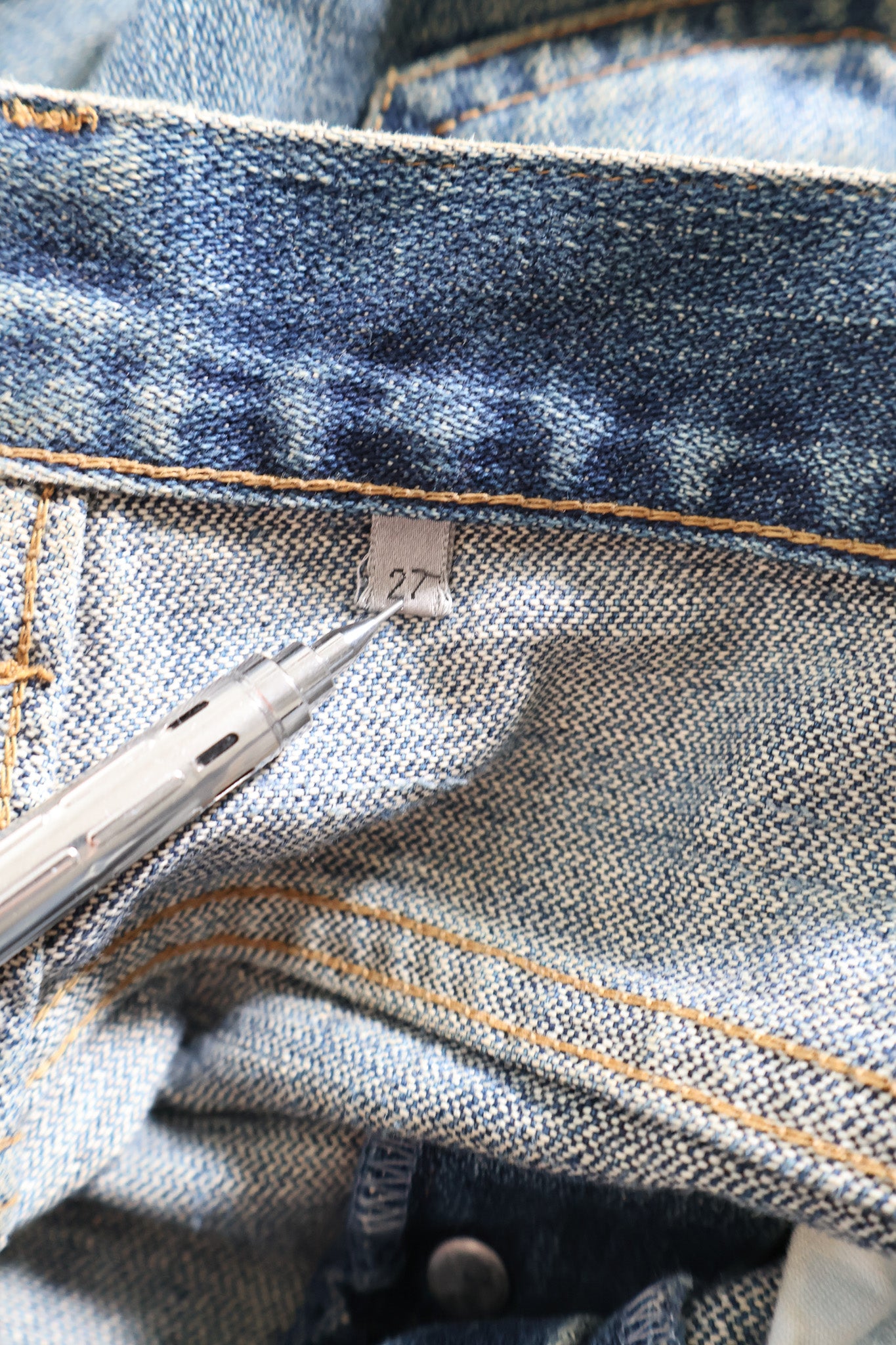 Dior Homme AW04 Rust Denim