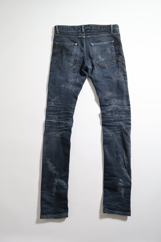 Saint Laurent Paris AW13 Crash Repair Denim