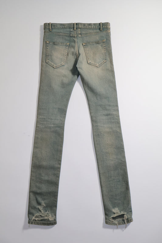 Saint Laurent Paris AW13 Runway Chain Crash Denim