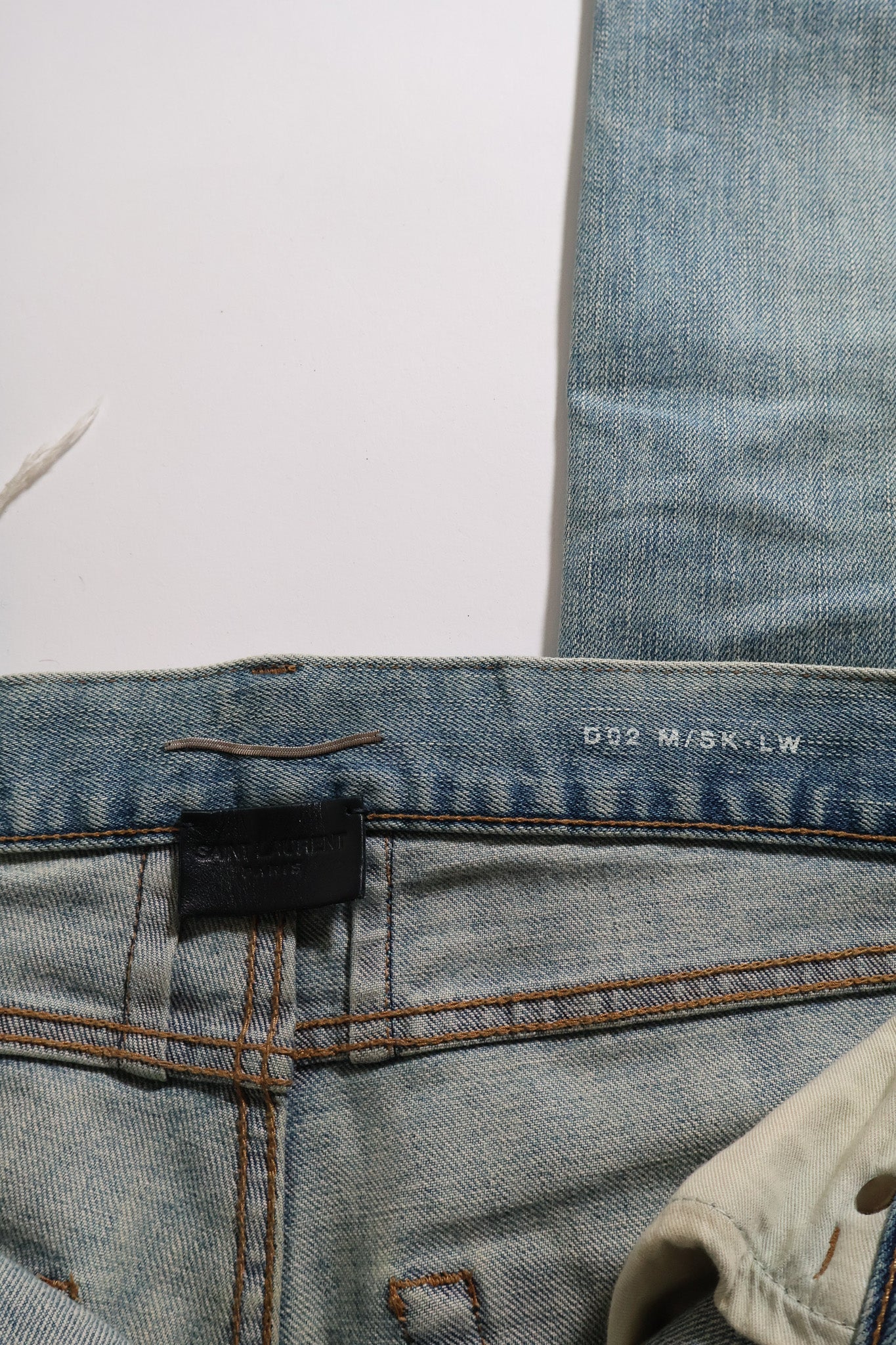 Saint Laurent Paris SS18 Crash Denim