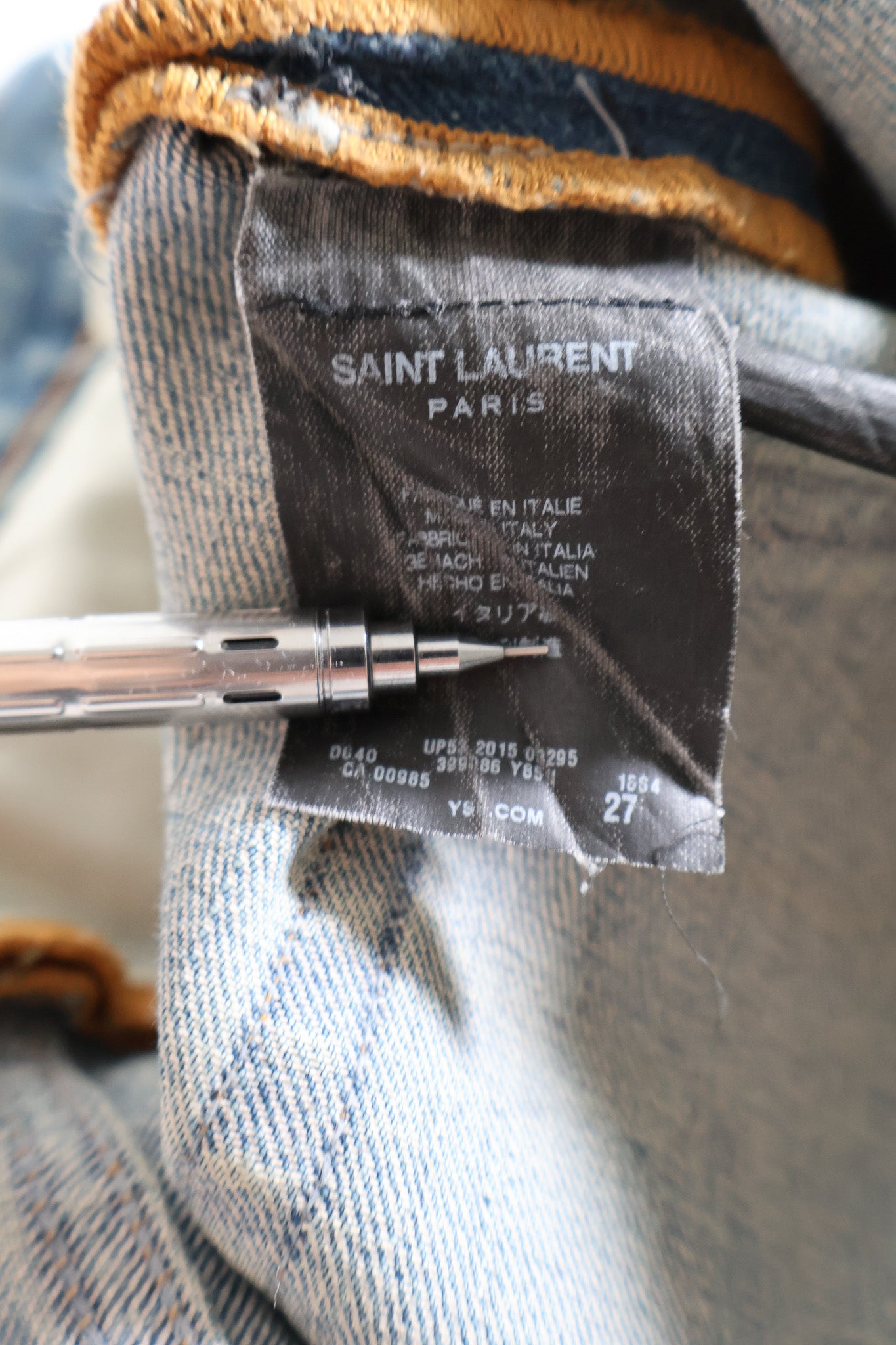 Saint Laurent Paris AW15 Denim