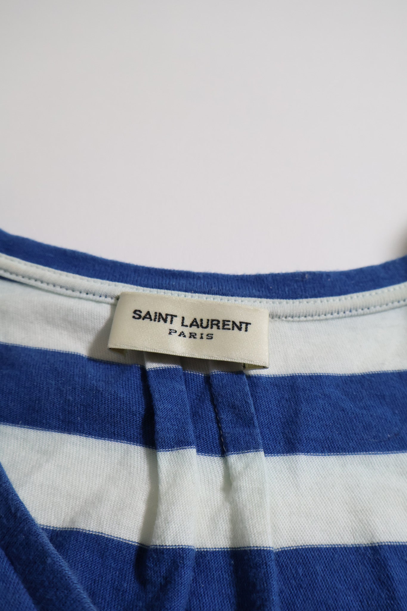 Saint Laurent Paris SS14 Striped Shirt