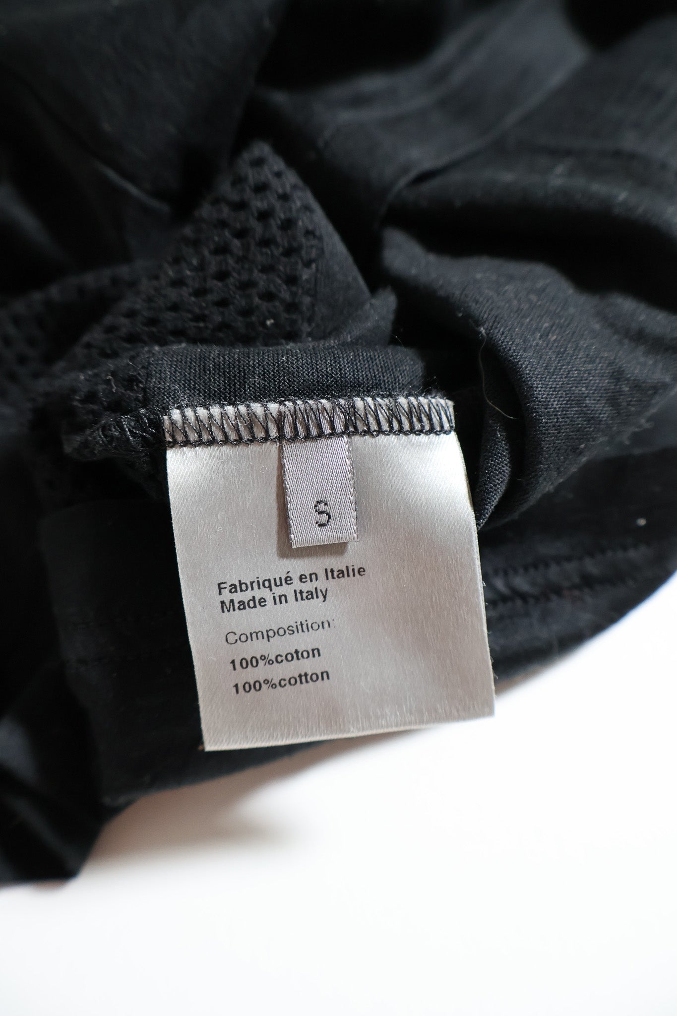 Dior Homme SS04 Strip Runway Mesh Tank