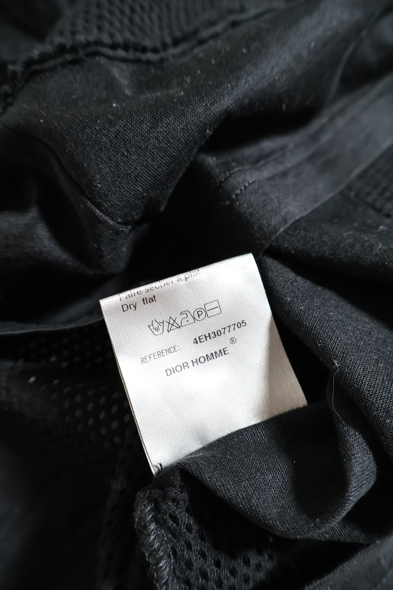 Dior Homme SS04 Strip Runway Mesh Tank