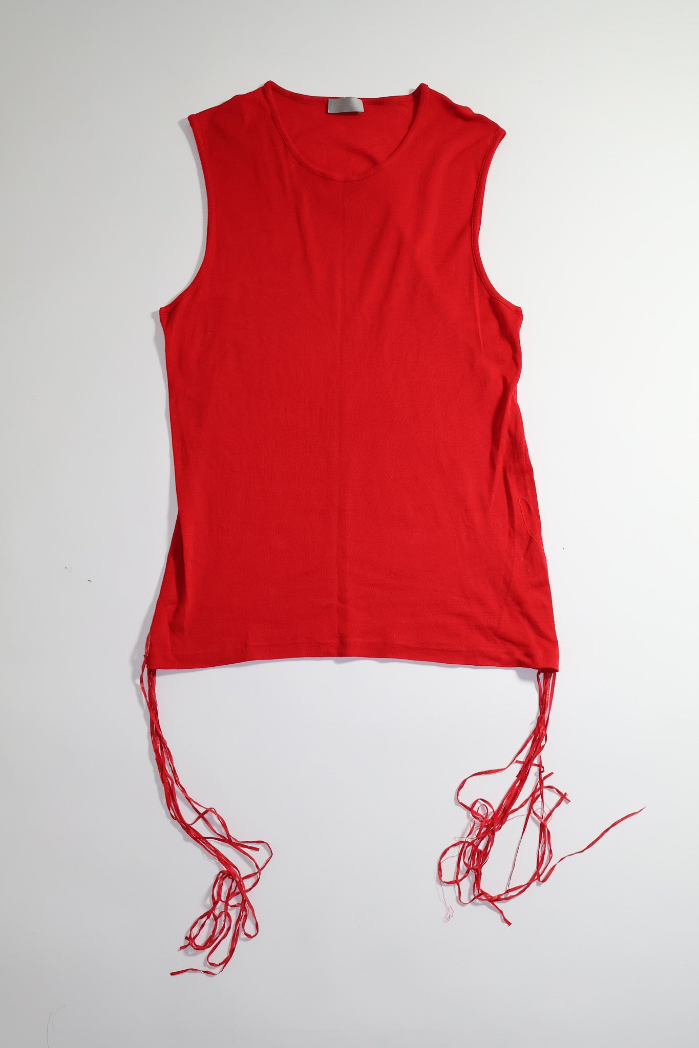 Dior Homme SS02 Fringe Tank Top