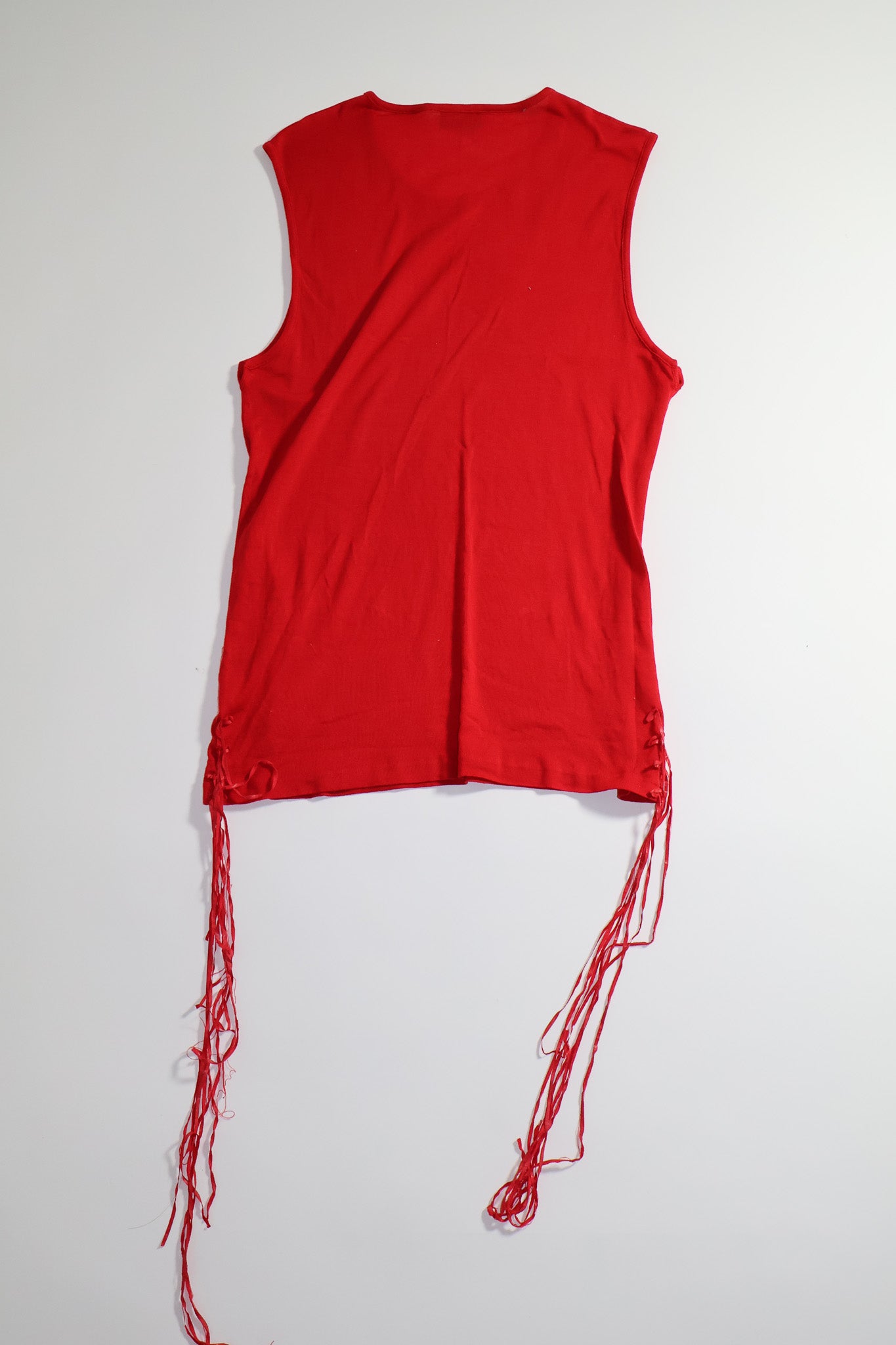 Dior Homme SS02 Fringe Tank Top