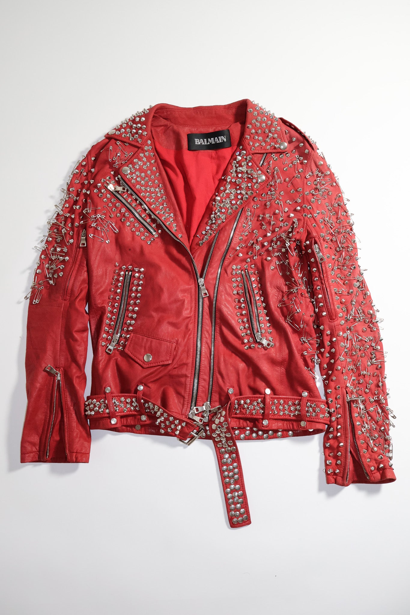 Balmain SS11 Studded Biker Jacket