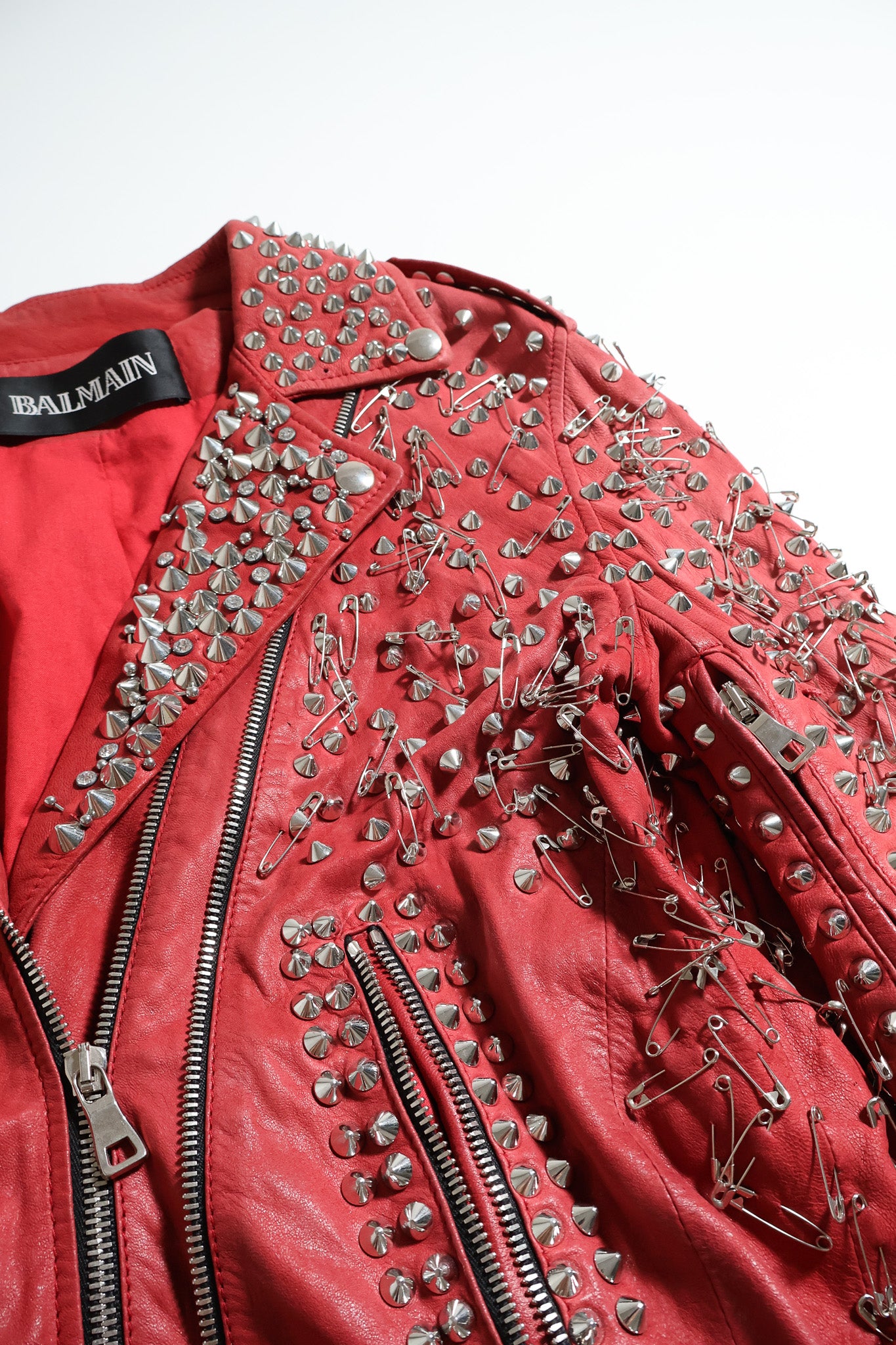 Balmain SS11 Studded Biker Jacket