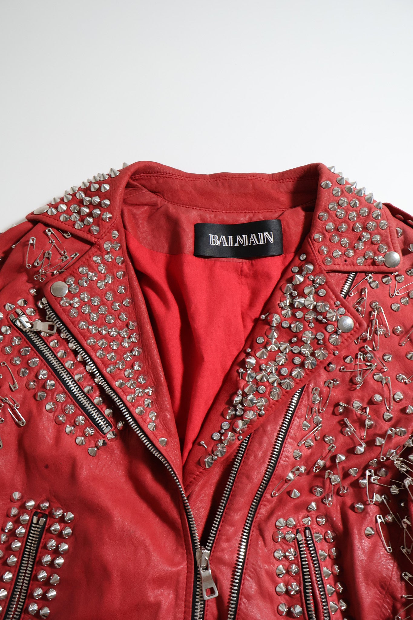 Balmain SS11 Studded Biker Jacket