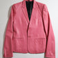 Dior Homme SS05 Runway Pink Leather 1B Blazer