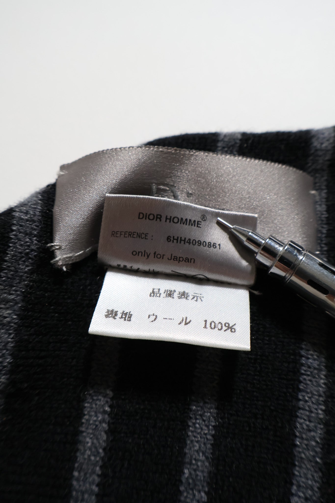 Dior Homme AW06 Stripe Scarf
