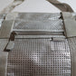 Dior Homme SS07 Silver Perforated Leather Duffel Bag