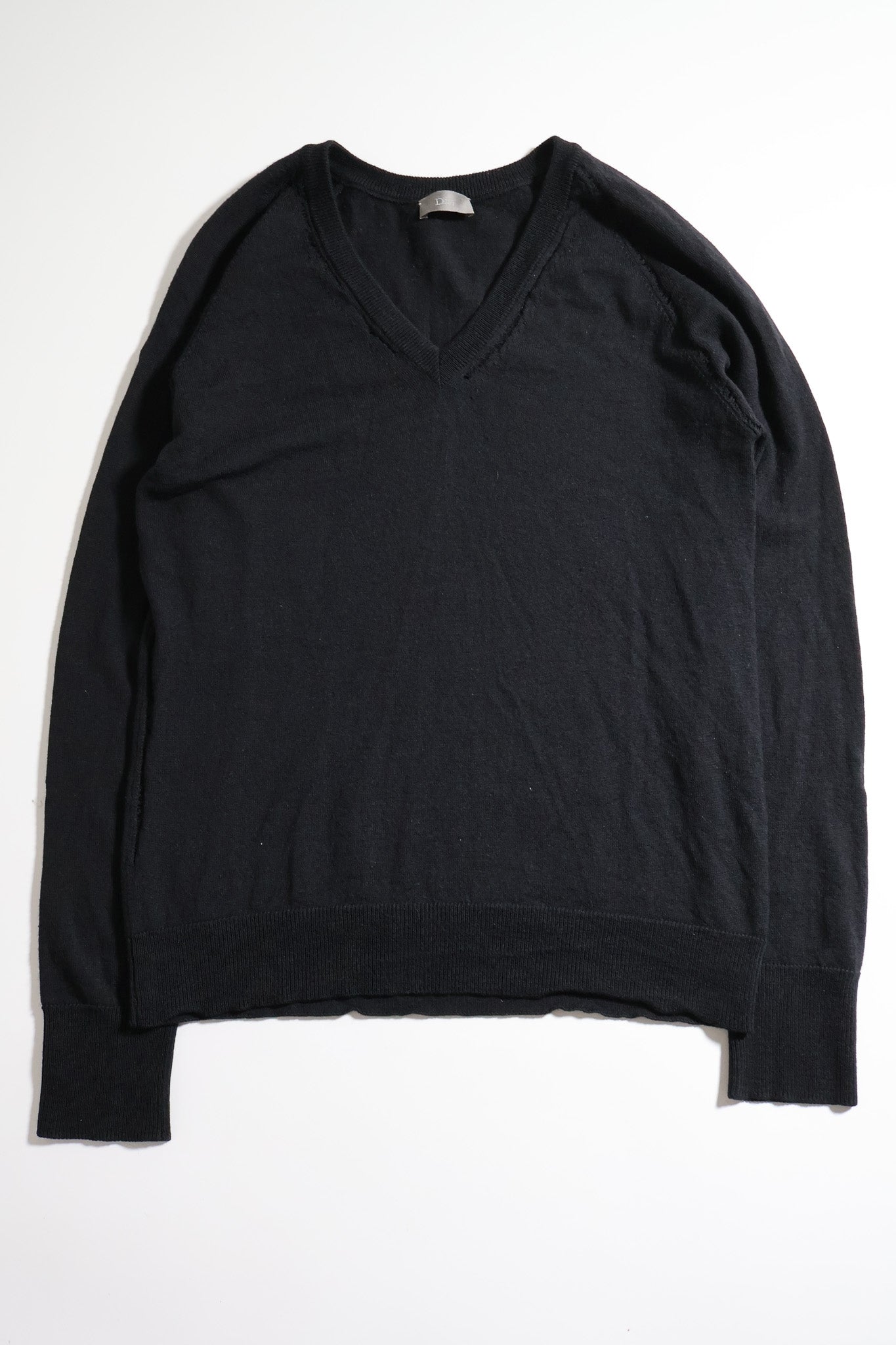 Dior Homme AW07 Distressed Knit Sweater