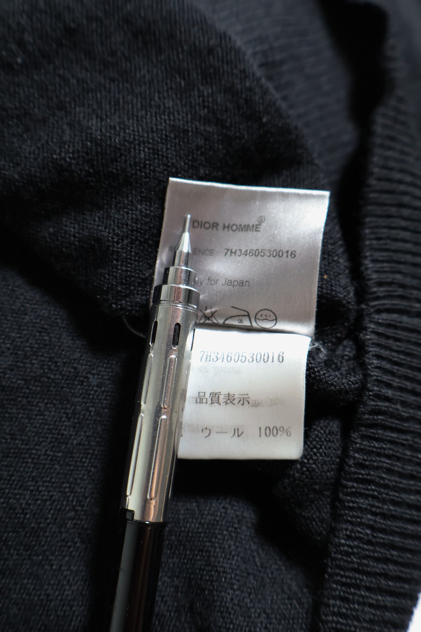 Dior Homme AW07 Distressed Knit Sweater