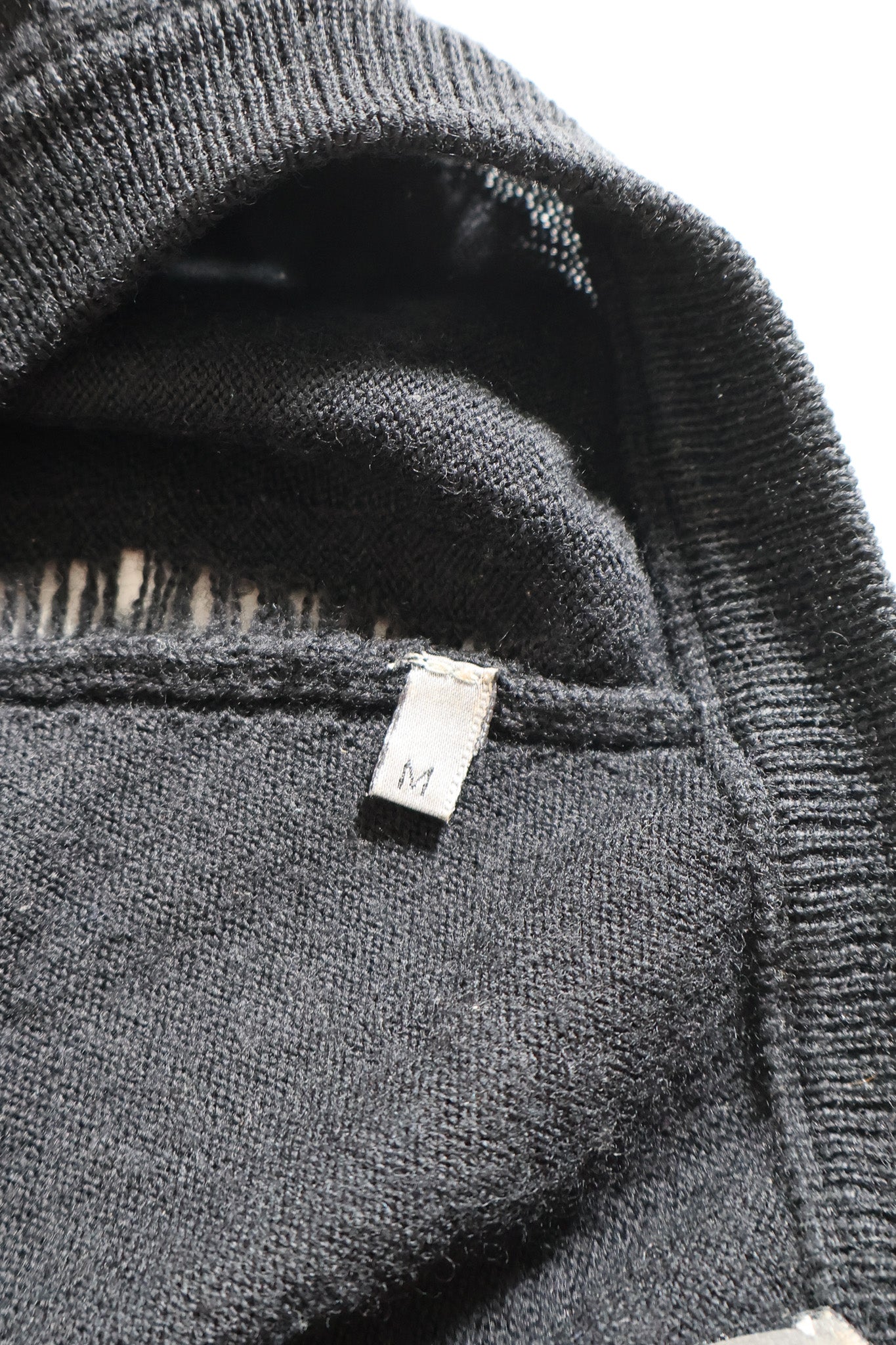 Dior Homme AW07 Distressed Knit Sweater