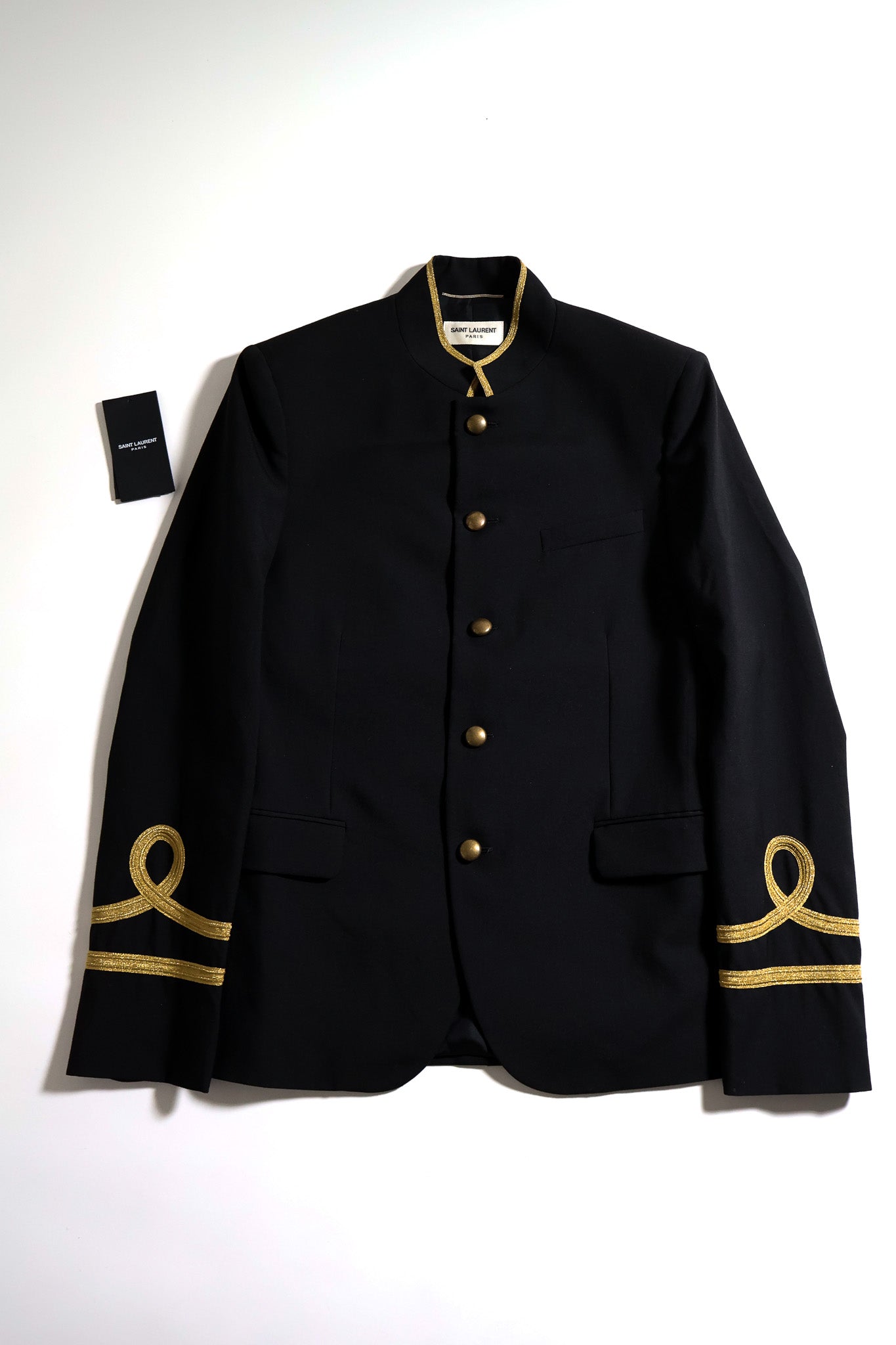 Saint Laurent Paris SS15 Runway Napoleon Officer Jacket