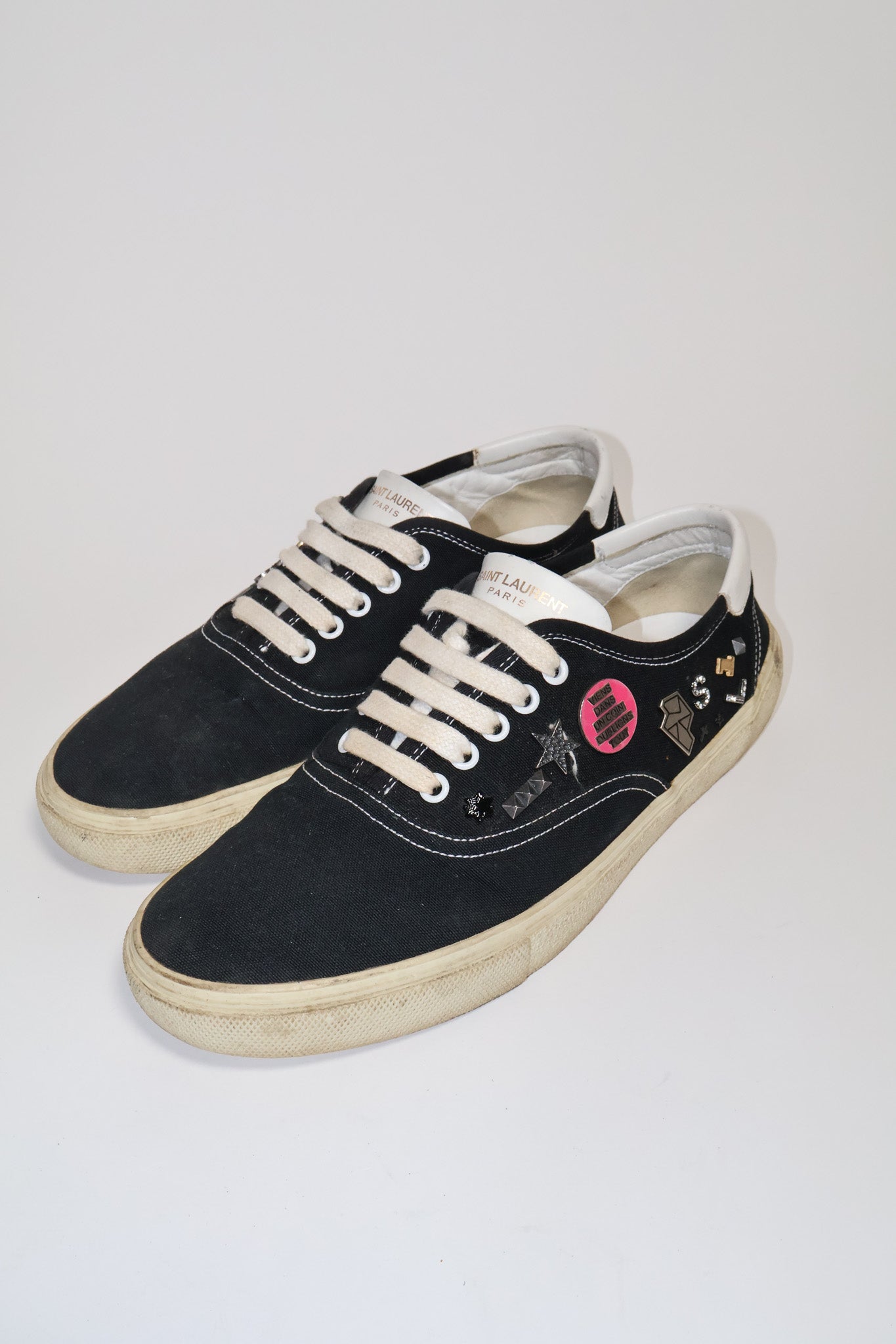 Saint Laurent Paris AW15 Pin Low Top Sneakers