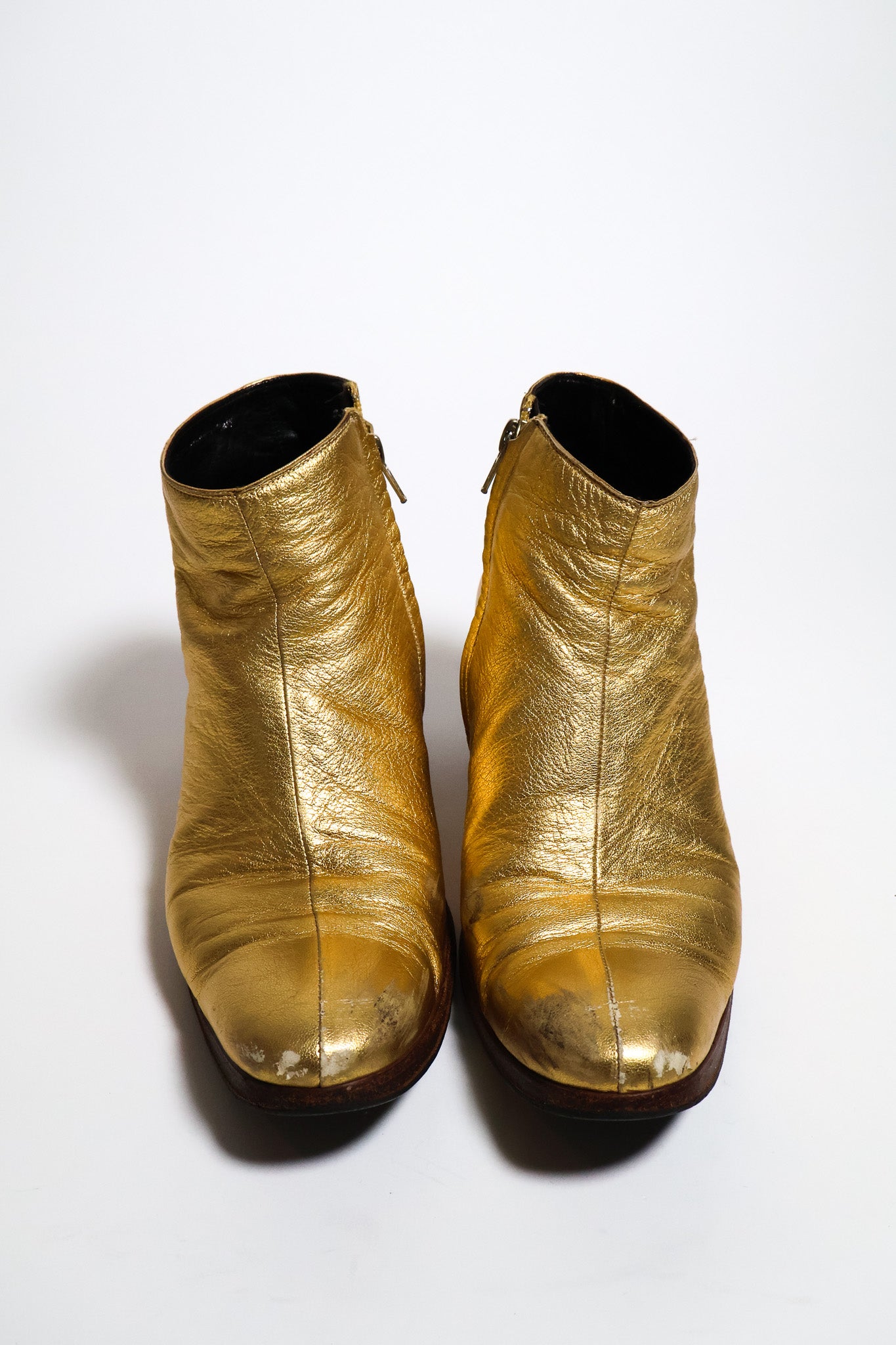 Dior Homme AW05 Gold 6.5 CM Cuban Heel