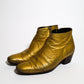 Dior Homme AW05 6.5 CM Gold Cuban Heel Boots