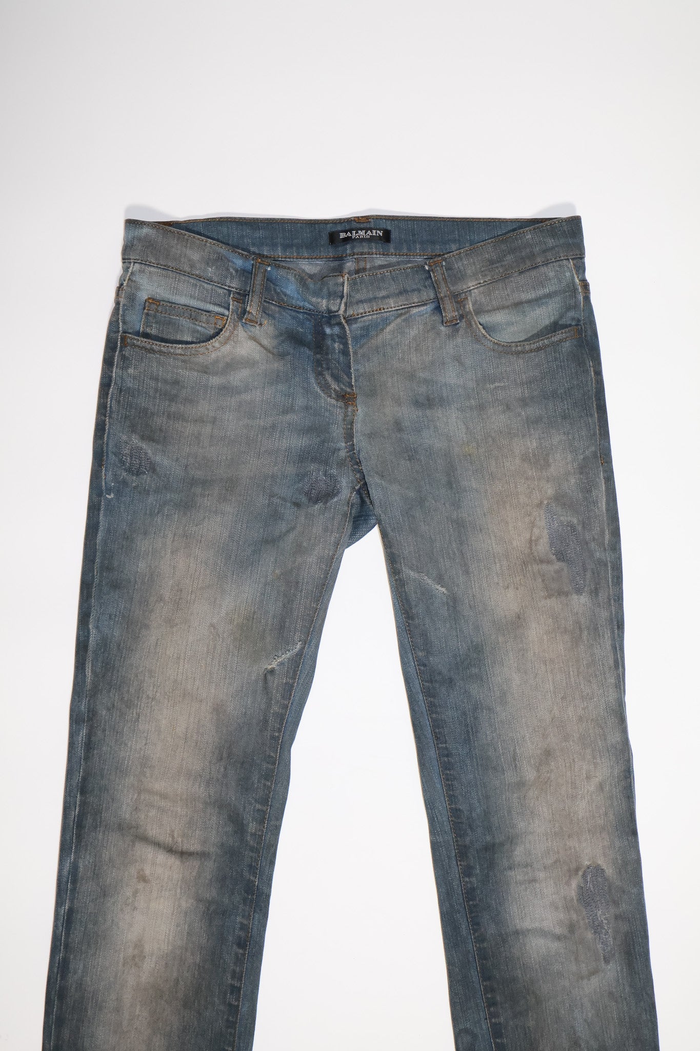 Balmain SS11 Mudwash Denim