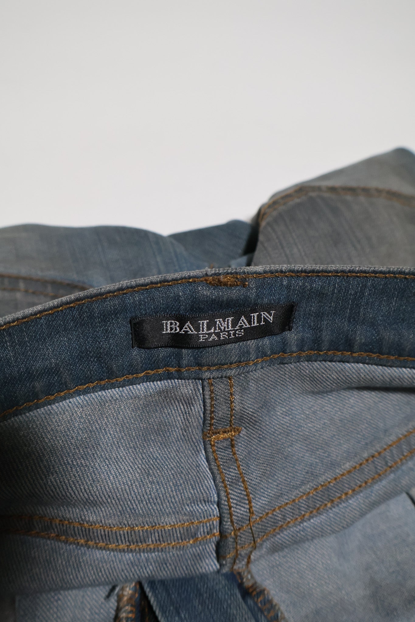 Balmain SS11 Mudwash Denim