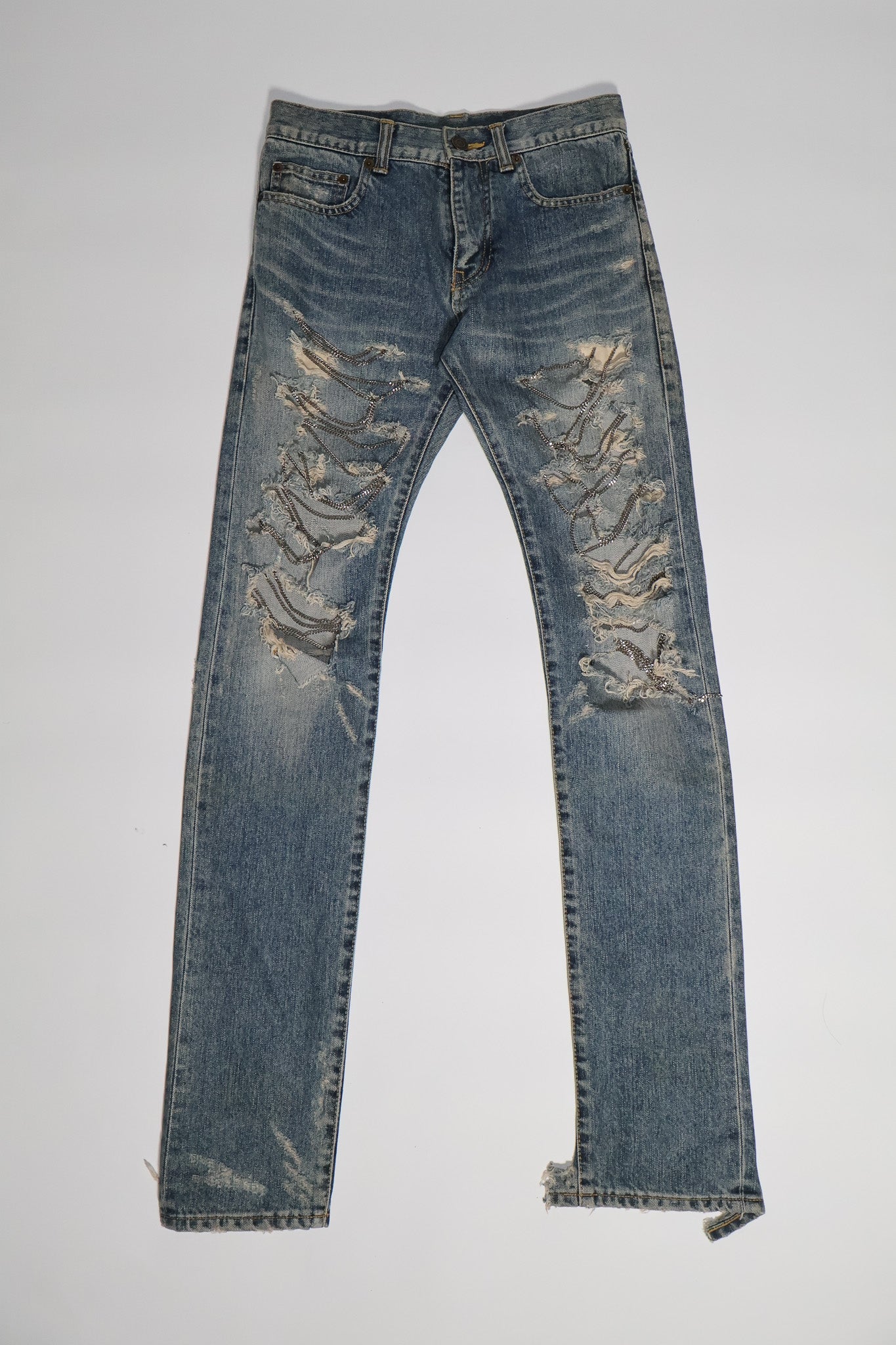 Saint Laurent Paris AW13 Chain Denim
