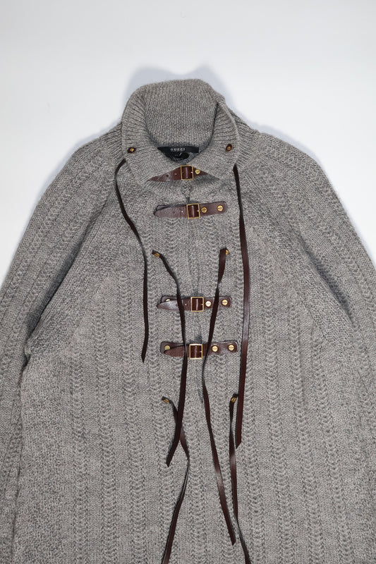 Gucci AW08 Lace Up Sweater