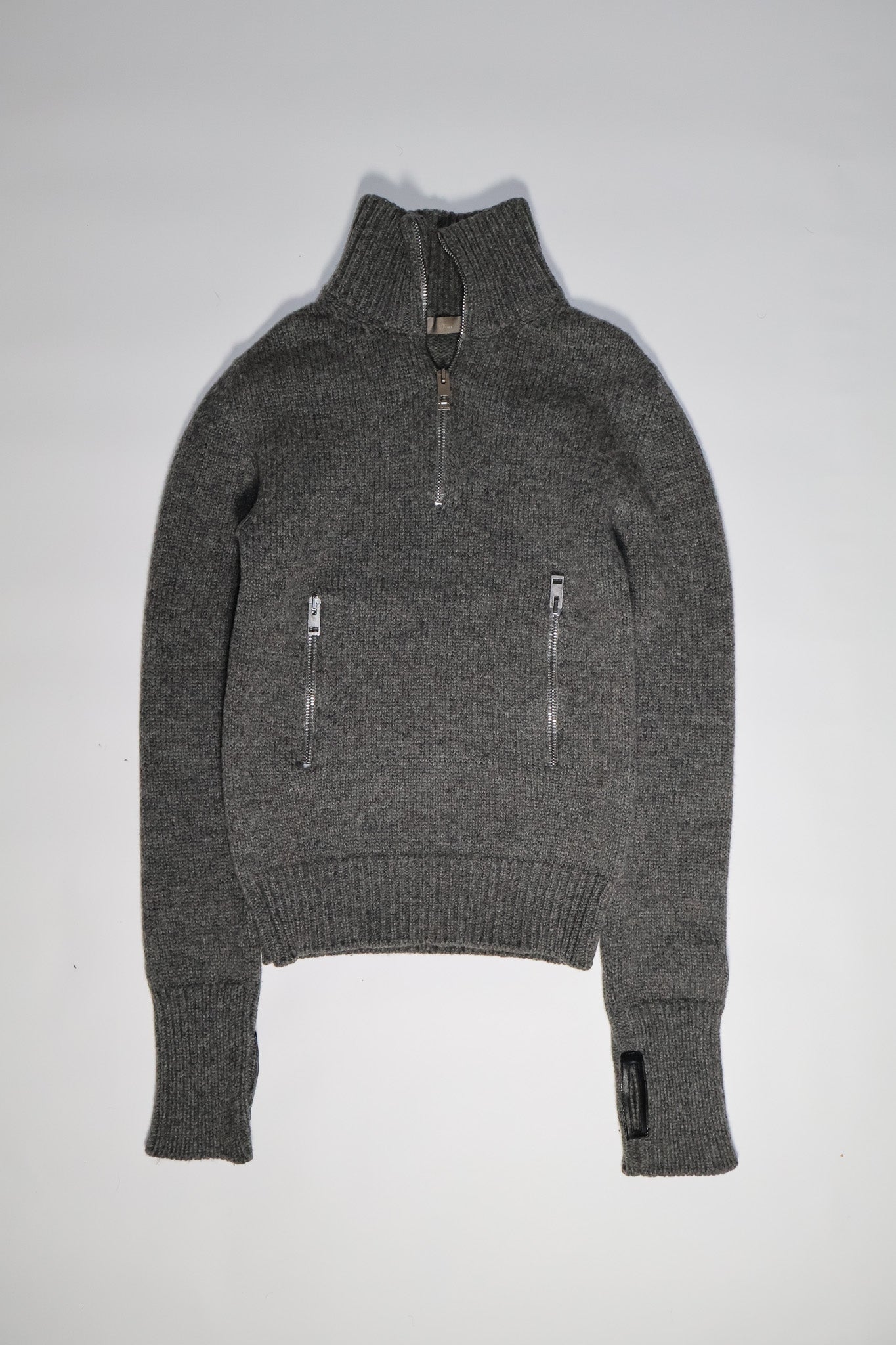 Dior Homme AW04 VOTC Runway Quarter Zip Sweater