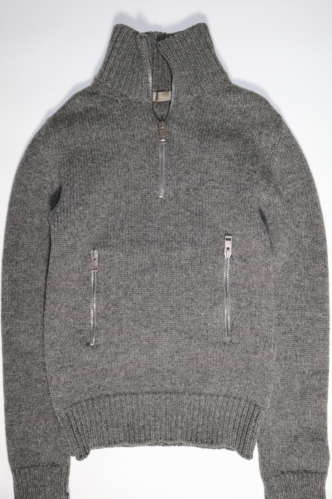 Dior Homme AW04 VOTC Runway Quarter Zip Sweater