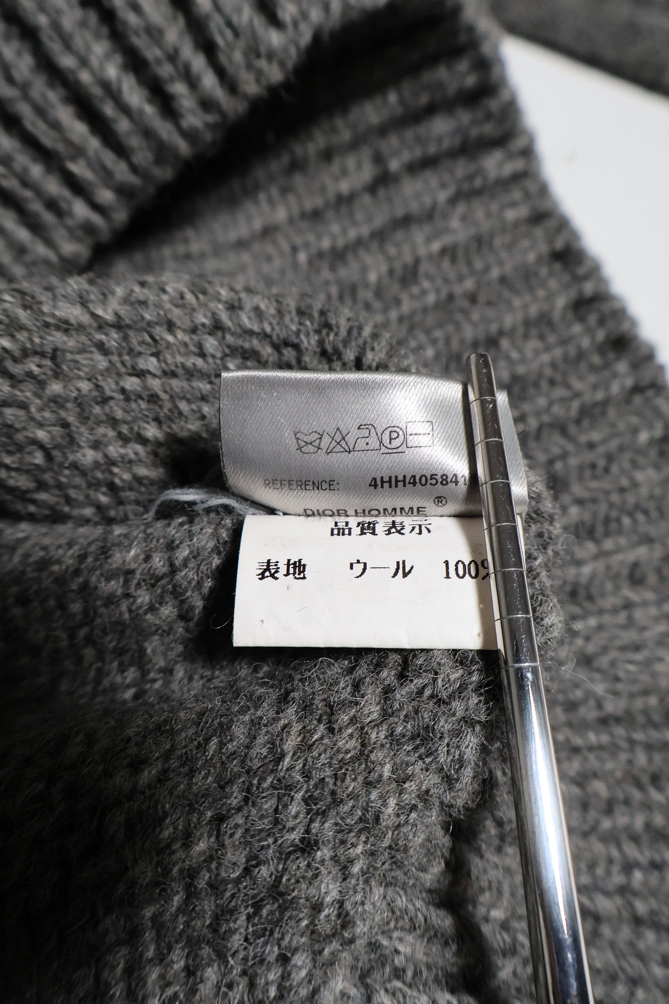 Dior Homme AW04 VOTC Runway Quarter Zip Sweater
