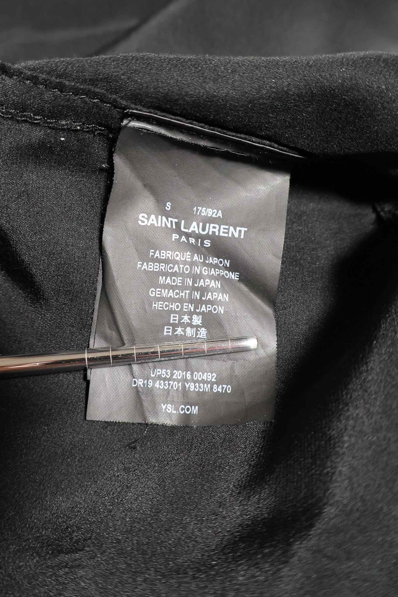 Saint Laurent Paris AW16 Silk Shirt