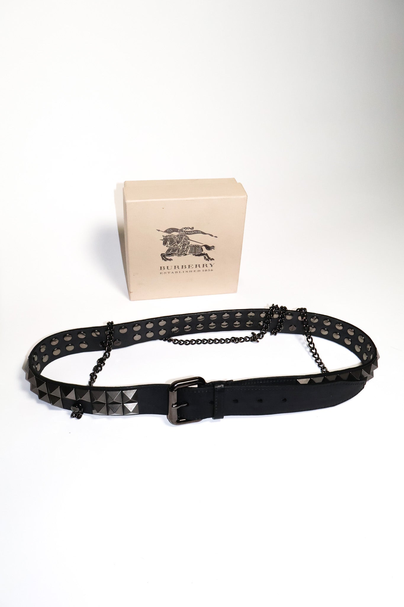 Burberry Prorsum SS11 Studded Chain Belt