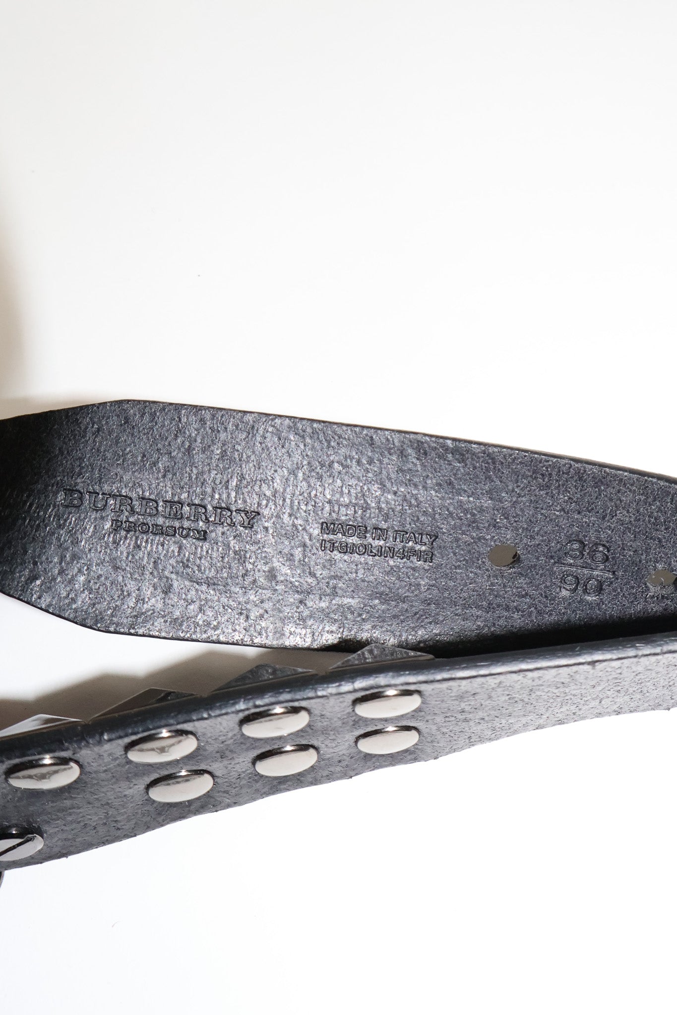 Burberry Prorsum SS11 Studded Chain Belt