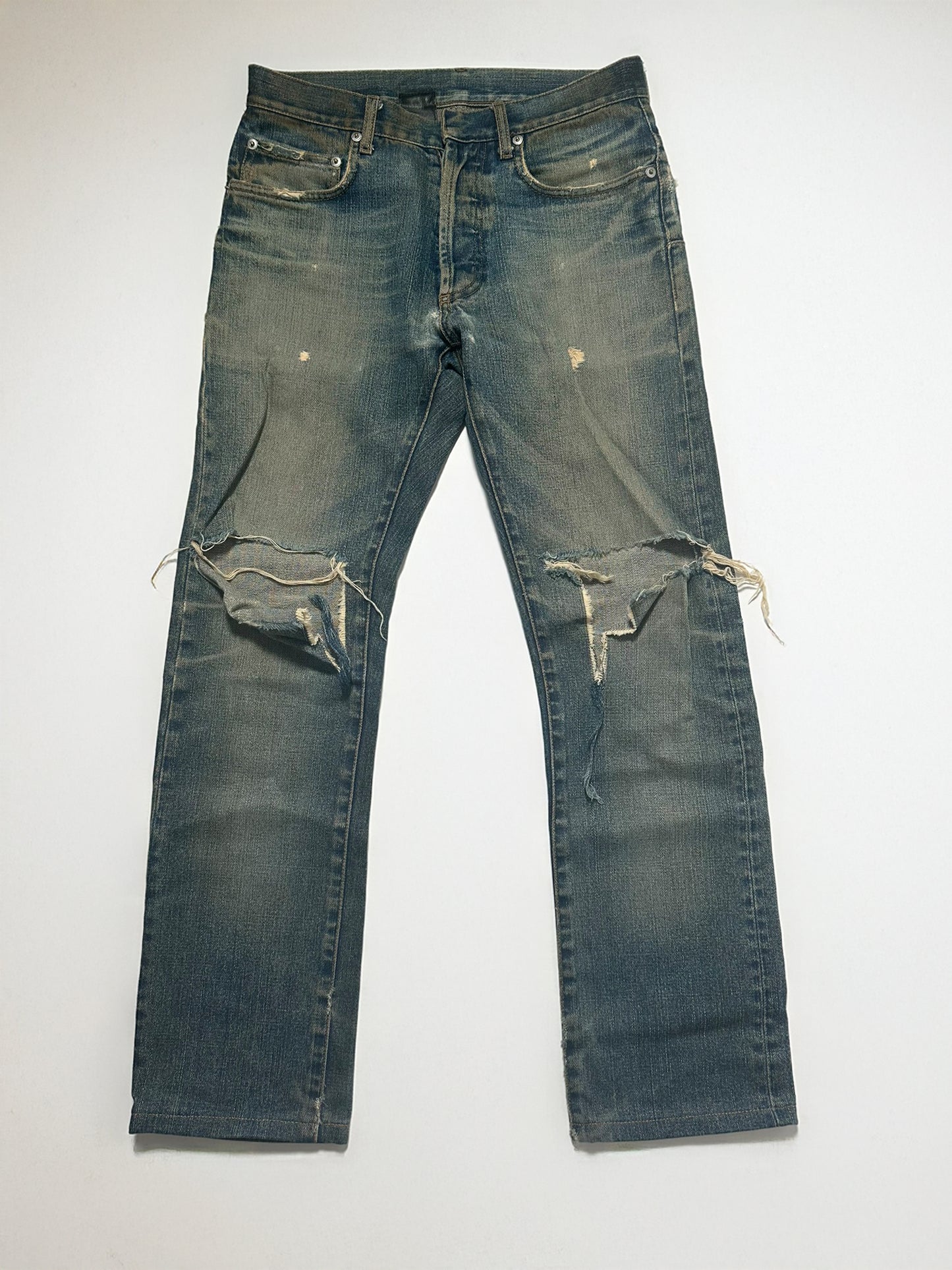 Dior Homme AW04 Rust Denim
