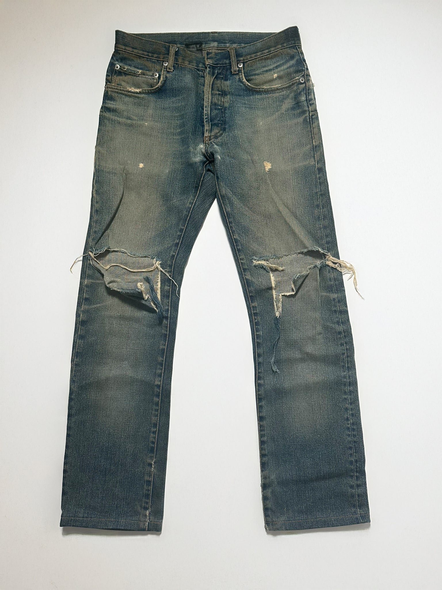 Dior Homme AW04 Rust Denim