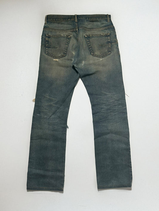 Dior Homme AW04 Rust Denim