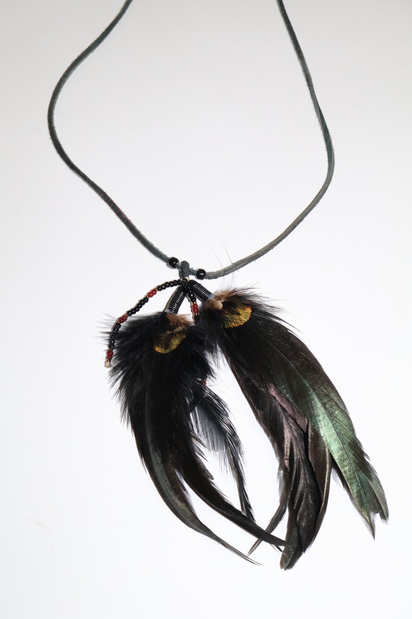 Number (N)ine AW05 Runway Feather Necklace