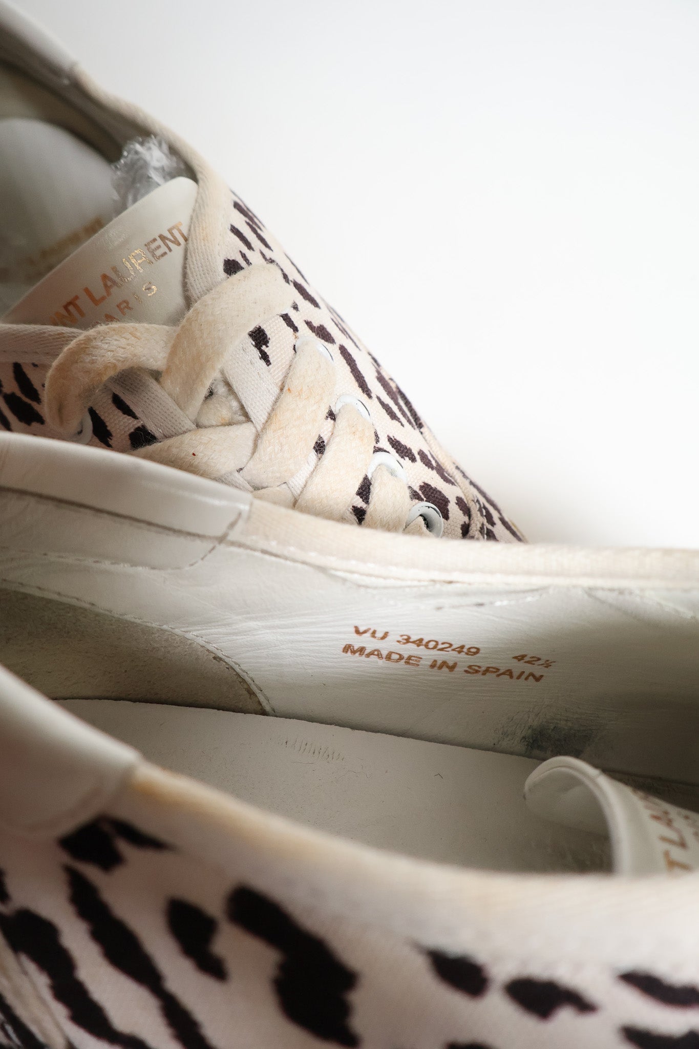 Saint Laurent SS14 Babycat Sneakers