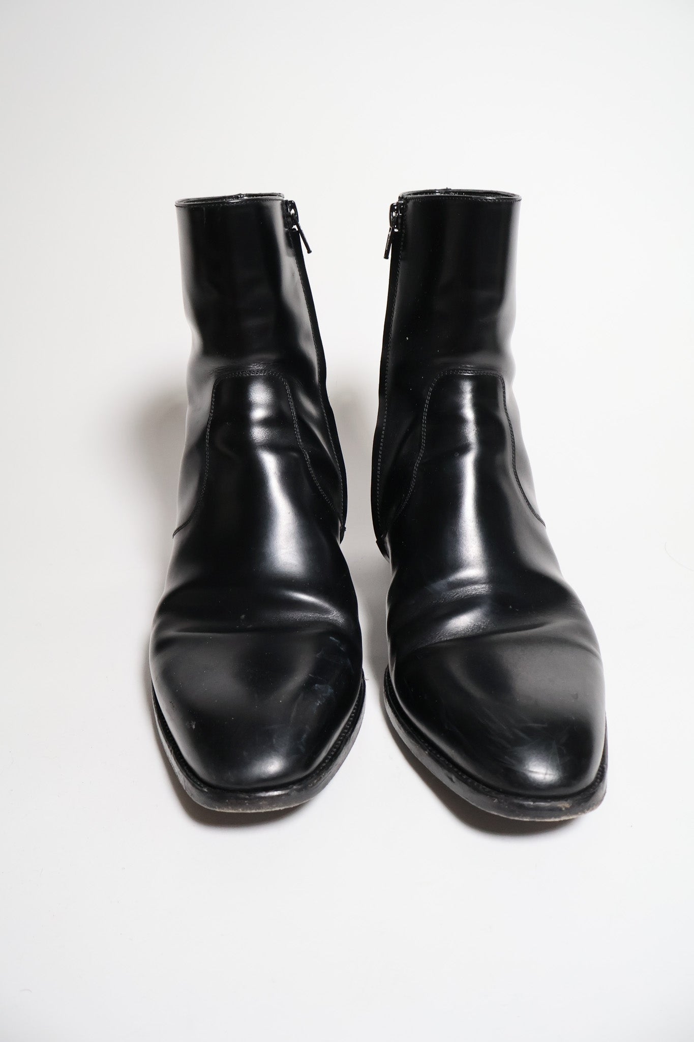 Saint Laurent Paris AW16 60mm Wyatt Zip Boots