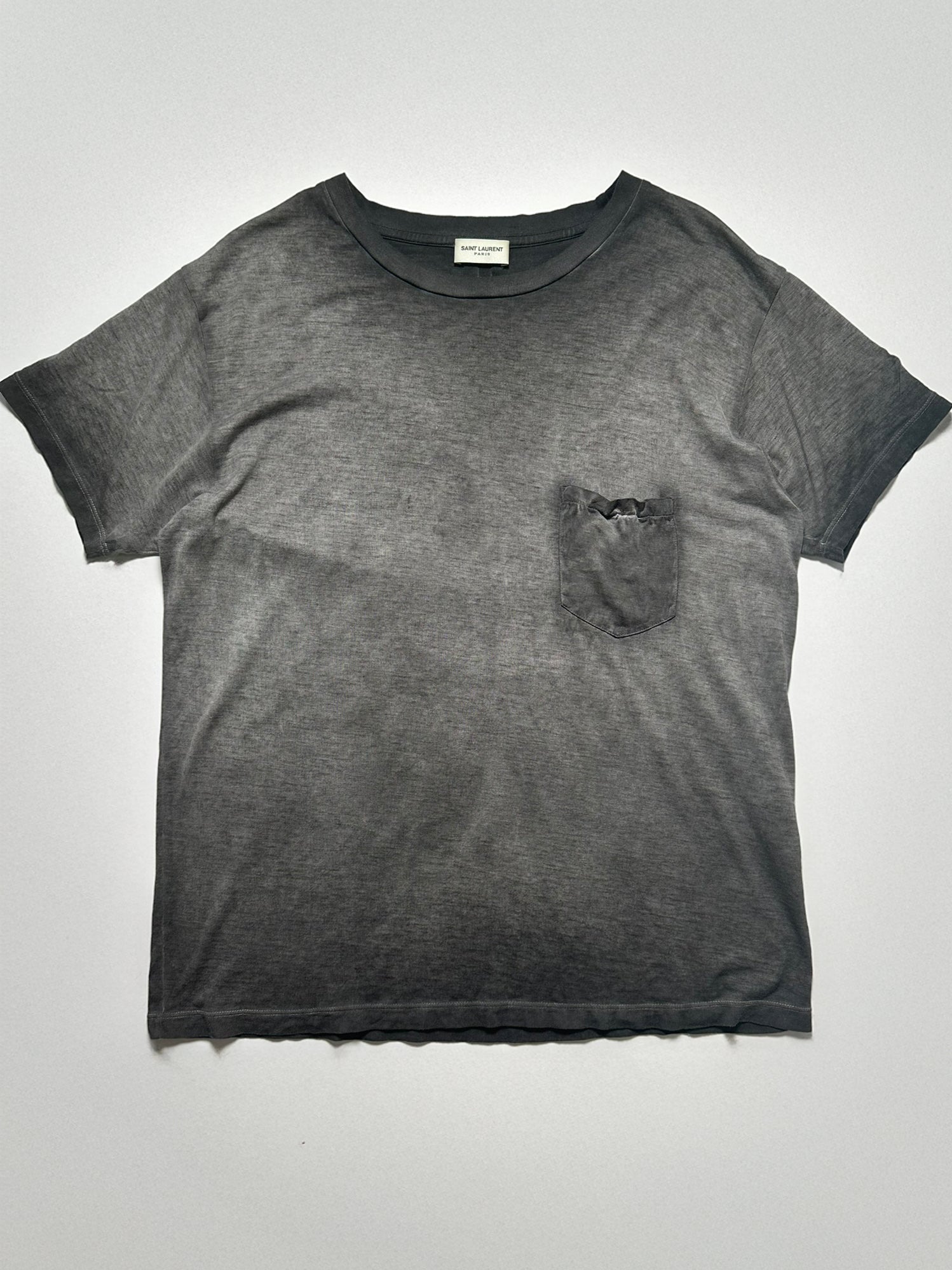 Saint Laurent SS15 Faded Pocket Tee