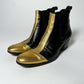 Dior Homme AW05 6.5 Gold Chelsea Boots