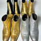 Dior Homme AW05 6.5 Gold Chelsea Boots