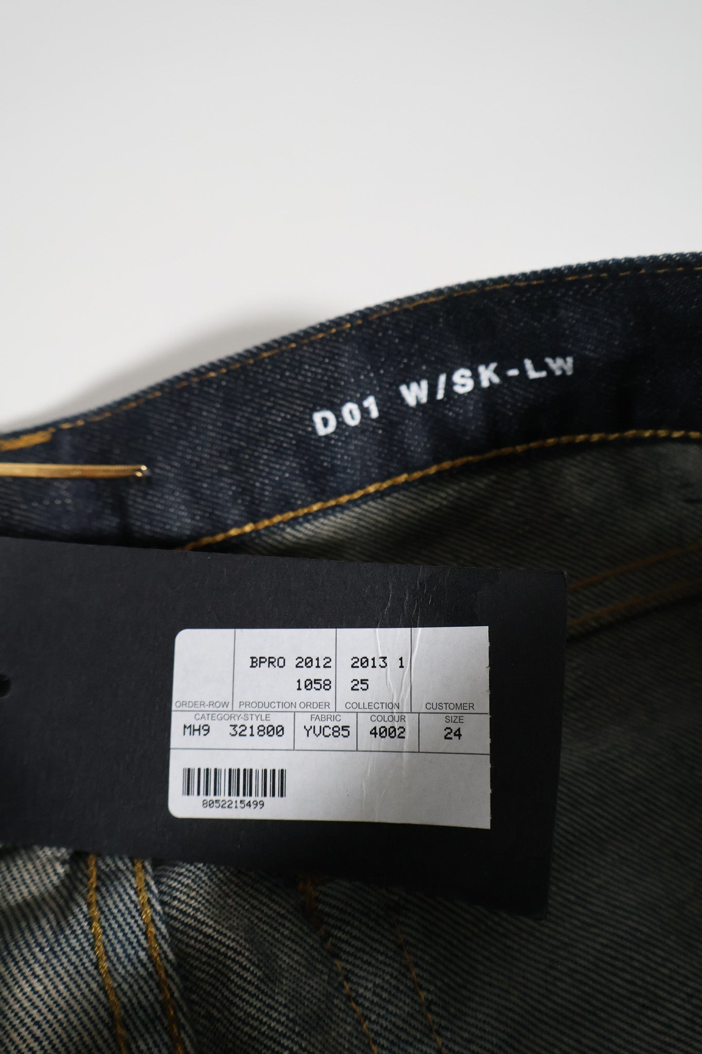 Saint Laurent Paris SS13 D01 Women's Low Waist Skinny Denim