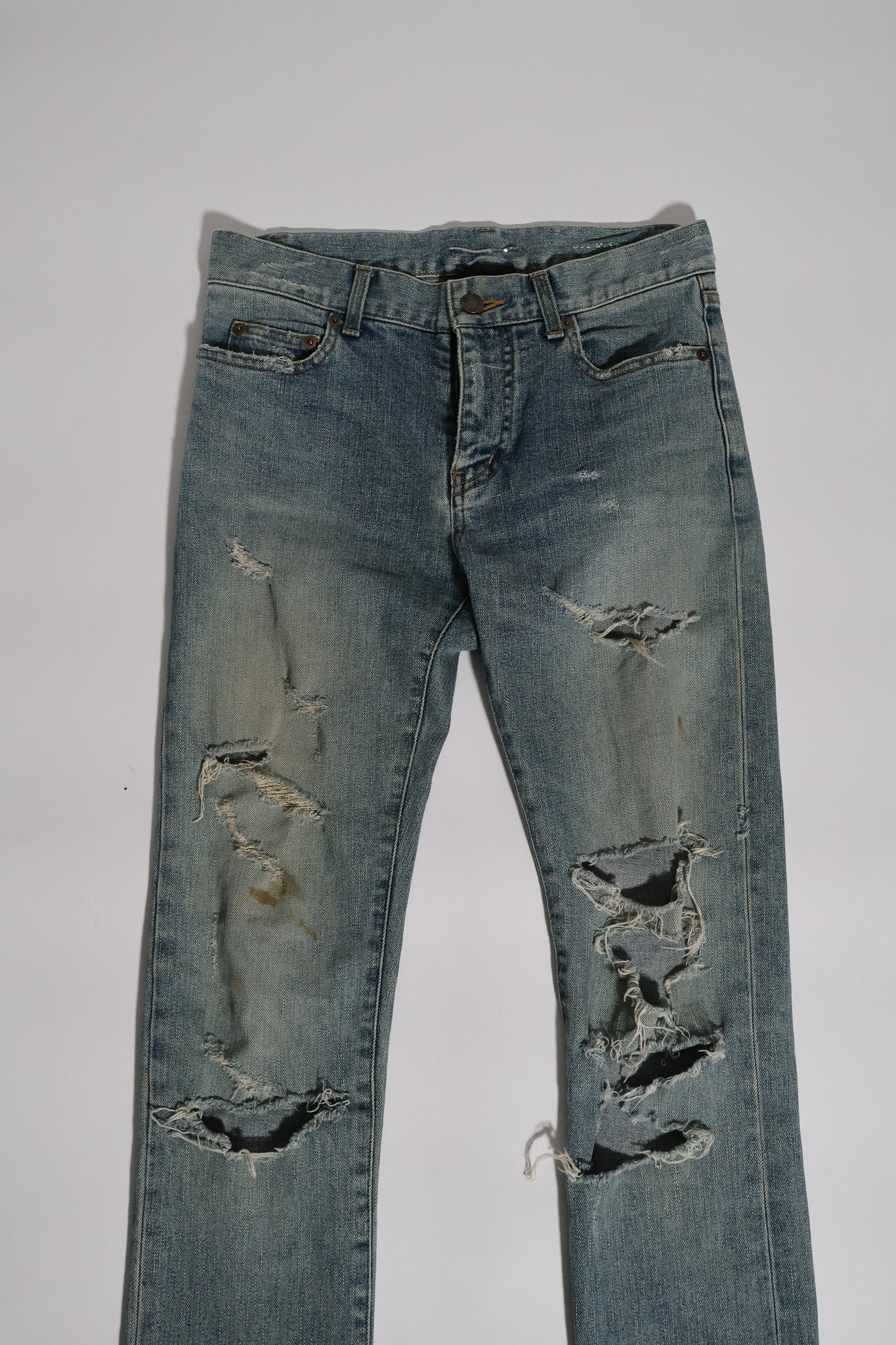 Saint Laurent Paris AW15 Crash Denim