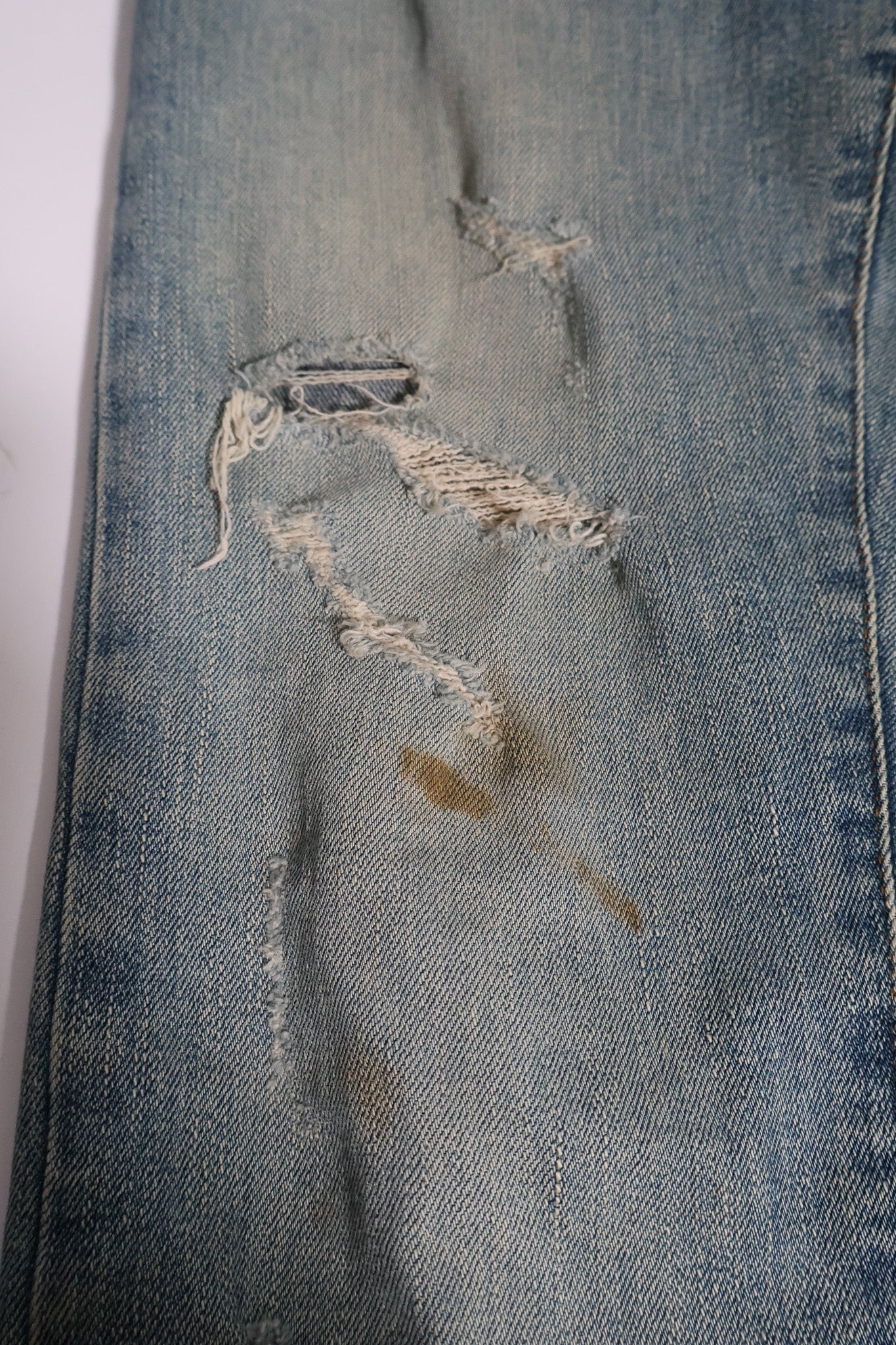 Saint Laurent Paris AW15 Crash Denim