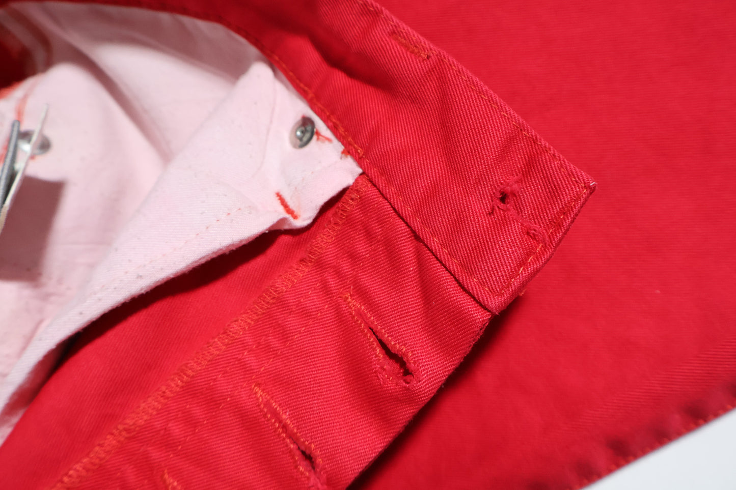 Dior Homme SS05 Runway Red Whiskered Pants