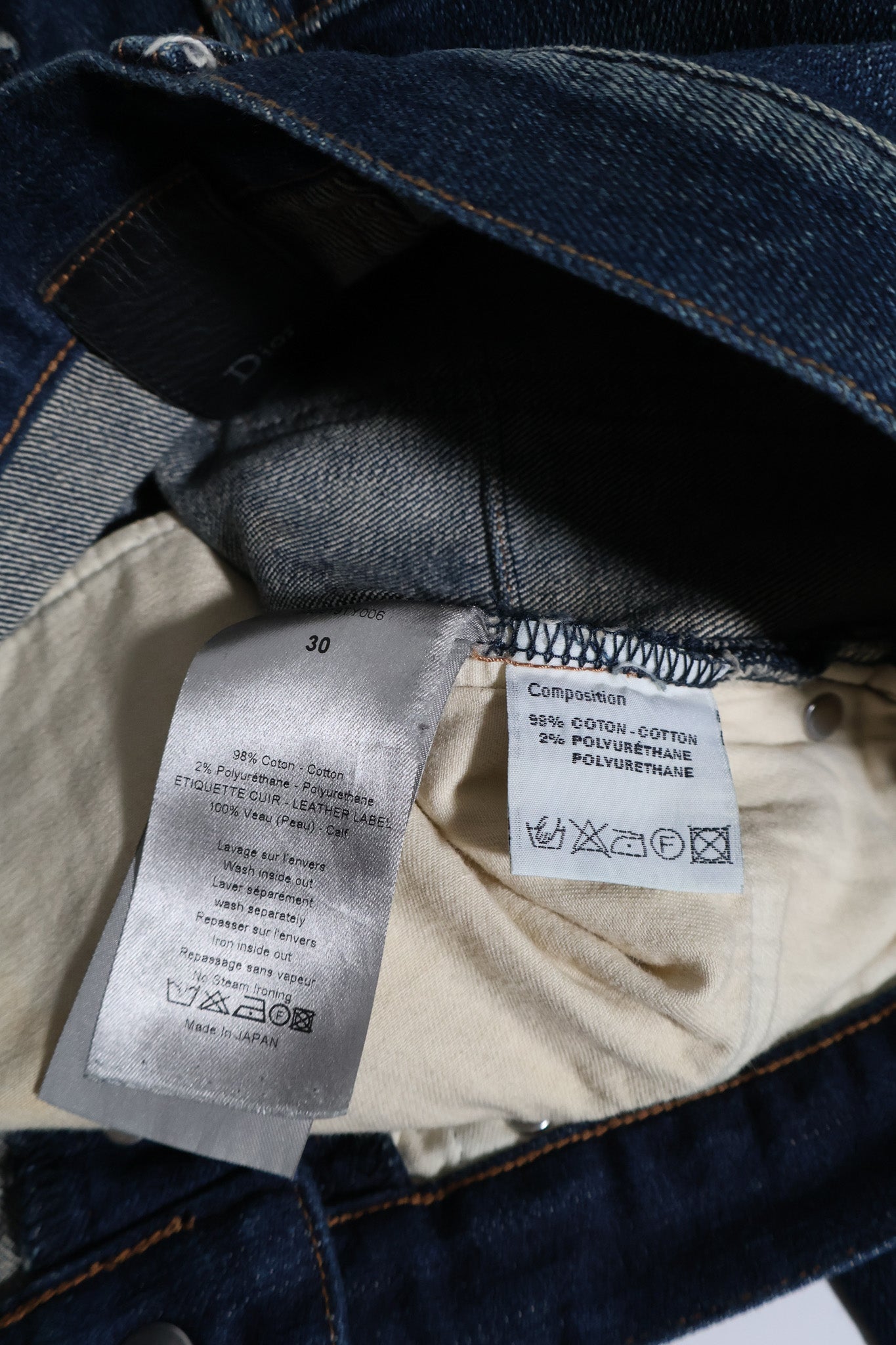 Dior Homme SS13 Paint Splatter Jake Denim