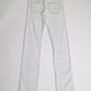 Dior Homme Distressed White Denim