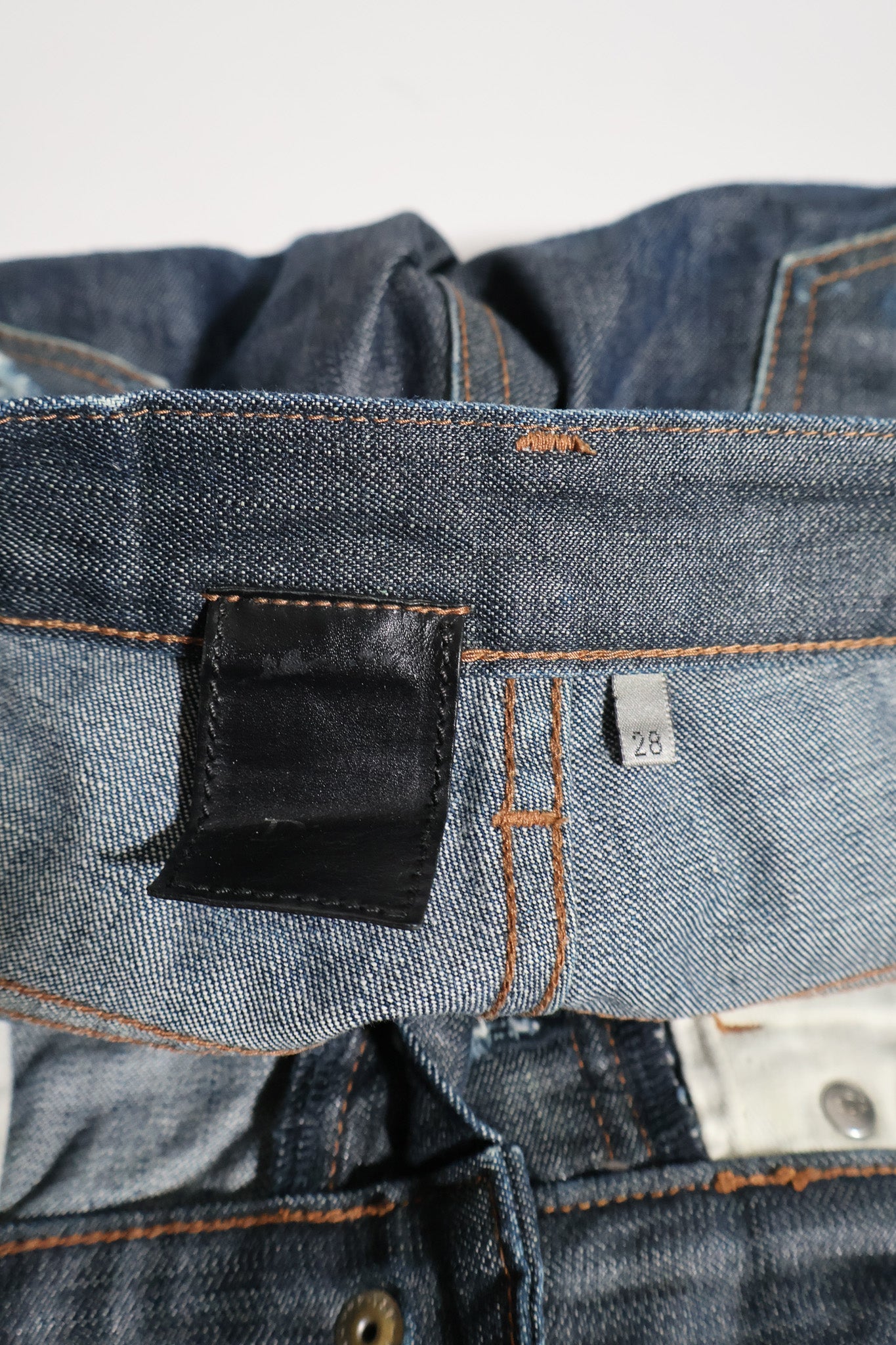 Dior Homme AW07 Waxed Raw Denim