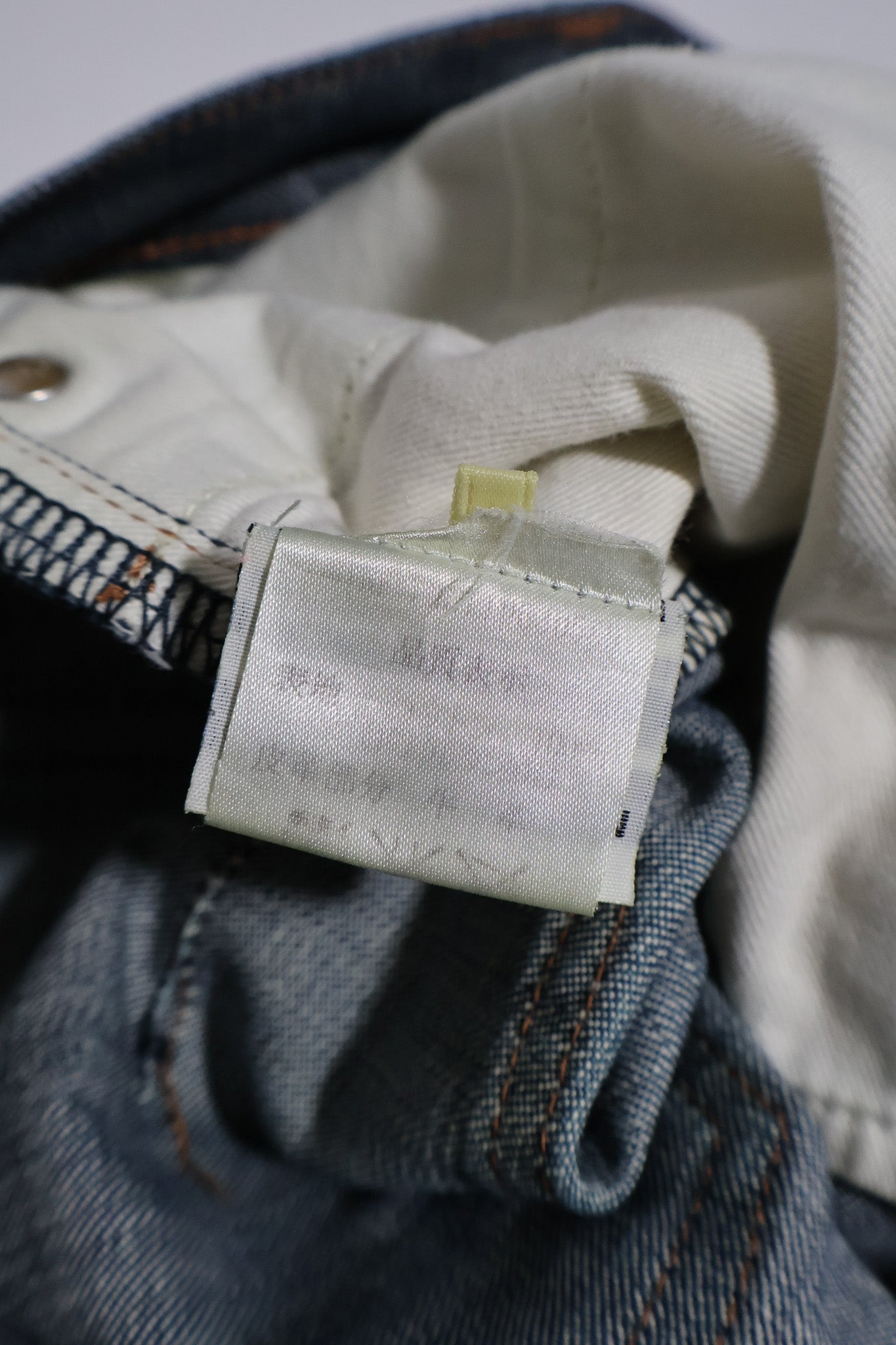 Dior Homme AW07 Waxed Raw Denim